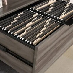 Clifford Place TV Stand For TVs Up To 46" With Storage Jet Acacia - Sauder -Lush Living Store GUEST db0535d3 8e73 462a 8634 78124ebd49a6