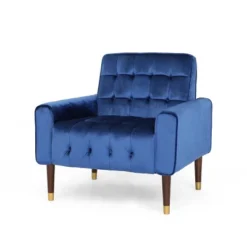 Bourchier Modern Glam Velvet Armchair - Christopher Knight Home -Lush Living Store GUEST db6539c7 547d 4eba b86c 06f33b663c94