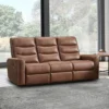 Bernard Fabric Manual Reclining Sofa Brown - Abbyson Living -Lush Living Store GUEST db7f6340 802f 4273 9a99 2bf8362b4f1e