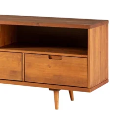 Cara Mid-Century Modern 3 Drawer TV Stand For TVs Up To 65" - Saracina Home -Lush Living Store GUEST dca4b737 87bc 4171 8896 516227b5b85f