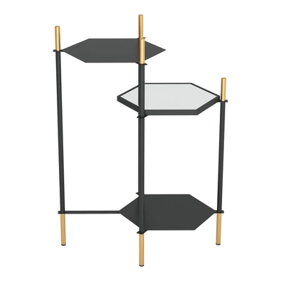 Whitfield Side Table Gold/Black - ZM Home 3 Whitfield Side Table Gold/Black - ZM Home