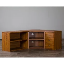 Commodore TV Stand For TVs Up To 55" Brown - Baxton Studio -Lush Living Store GUEST dce81b93 e3a7 4064 ab00 5a89a1cf49ee