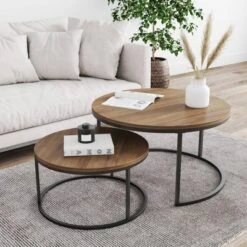 32" Stella Wood Nesting Coffee Table Set - Nathan James -Lush Living Store GUEST dd073be1 1cbf 488f b017 ce501355014b