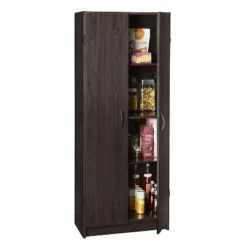 ClosetMaid 1556 Sturdy Wooden Pantry Cabinet With Fixed And Adjustable Shelves For Added Storage, Espresso -Lush Living Store GUEST dd29f593 e9be 40ce ae10 c6d3533ae44b