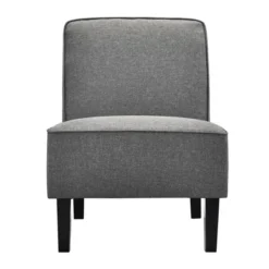 Costway Accent Chair Armless Fabric Sofa Living Room Furniture Gray -Lush Living Store GUEST dd93a64f add0 4d86 832a 07d5b11afe1a