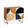 Color Poems Bold Minimalism XII Walnut Credenza - Deny Designs -Lush Living Store GUEST ddf1600c 338d 45bf 9921 523ff4ed7743