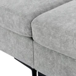 80.7" Modern Upholstered Loveseat Sofa With Metal Legs And 2 Pillows-ModernLuxe -Lush Living Store GUEST ddfea7d4 8779 44b0 92f8 8667be1dd333