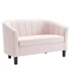 Prospect Channel Tufted Performance Velvet Loveseat Sofa Pink - Modway -Lush Living Store GUEST de1b3535 5466 4e17 8b80 d24140f1c36c