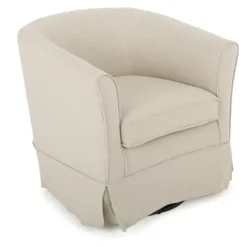 Cecilia Fabric Swivel Club Chair - Christopher Knight Home -Lush Living Store GUEST de22bb0b d3c8 4eba 9b44 74fdd6f7c754