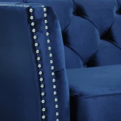 Chatwin Contemporary Tufted Velvet Sofa Dark Blue - Christopher Knight Home 8 Chatwin Contemporary Tufted Velvet Sofa Dark Blue - Christopher Knight Home -Lush Living Store GUEST de6c85eb 2d6d 4f21 860d bf699e4164d6