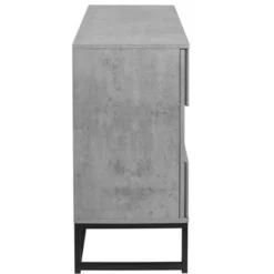 Adams 2-doors Cement Gray Cabinet With 1 Adjustable Inner Shelves - The Pop Maison -Lush Living Store GUEST dea25739 6302 4330 bf8f 90f6ed48e663