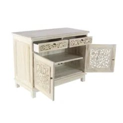 Traditional Mahogany Cabinet White - Olivia & May -Lush Living Store GUEST deb6c835 9d0d 49ed 8b24 7b9037b23678