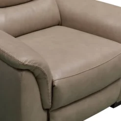 Seymour Top Grain Leather Power Reclining Loveseat Beige - Abbyson Living -Lush Living Store GUEST ded2dc26 3897 42e8 8362 fa92691b7654
