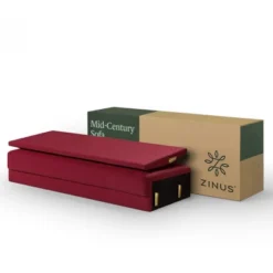 76" Mikhail Sofa Ruby Red - Zinus -Lush Living Store GUEST def8c5be 89ca 4ee5 88dc d3156467363f