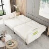 Convertible Futon Sofa Bed With Wooden Legs - ModernLuxe -Lush Living Store GUEST df1d6910 57e3 479a 908c e091bf47037b