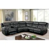 Van Wyk Power Recliner Sectional Gray/Black - HOMES: Inside + Out -Lush Living Store GUEST df266808 b390 458d 9e06 43167c1268c3