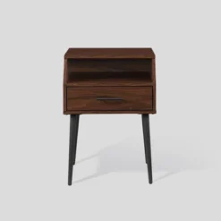 Modern 1 Drawer Angled Side Table - Saracina Home -Lush Living Store GUEST dfdb1a55 e13d 4ef5 bfbe b566e8807ae4