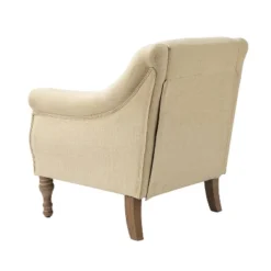 Charlie Wooden Upholstery Livingroom Armchair With Button-tufted | ARTFUL LIVING DESIGN -Lush Living Store GUEST dfea2c23 9ba1 4a85 bdc1 241b9308f42c
