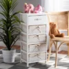 Madelia Wood 1 Drawer Storage Unit White - Baxton Studio -Lush Living Store GUEST e0435979 acfd 4b83 843b 1557aae15b2d