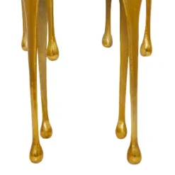 Contemporary Aluminum Melting Accent Table - Olivia & May 25 Contemporary Aluminum Melting Accent Table - Olivia & May -Lush Living Store GUEST e1031e0a 455a 4146 aff4 92adb1169caf