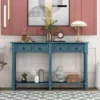 Rectangular Console Table With Drawers And Long Shelf-ModernLuxe -Lush Living Store GUEST e1038067 4219 43d5 87dc 68821e312bc3