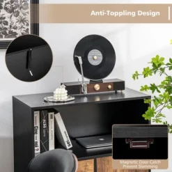 Tangkula 2-Door Kitchen Storage Bar Cabinet Buffet Sideboard W/ Wine Rack & Glass Holder -Lush Living Store GUEST e17a0aeb 6c03 4d1f 9995 3d2e559e8347