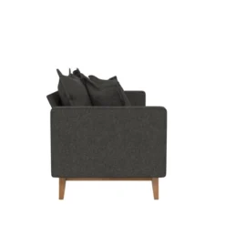 Maryan Pillowback Wood Stretcher Sofa Gray Linen - Room & Joy -Lush Living Store GUEST e1a812f7 7ccb 4475 9541 e8da5cfc0ab2