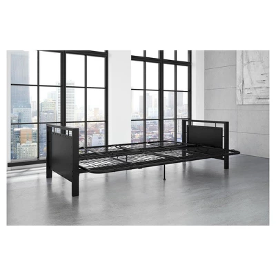 DHP Henley Metal Arm Futon Frame Black Metal - Dorel Home Products 13 DHP Henley Metal Arm Futon Frame Black Metal - Dorel Home Products - Image 11
