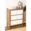 Farmhouse Wood And Enamel Cabinet With Drawers Brown - Olivia & May -Lush Living Store GUEST e2a3bc54 9345 440c ae48 13886151f57e
