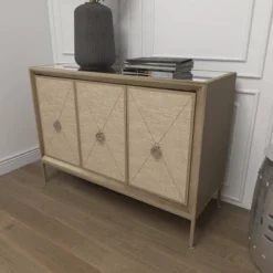 Glam Wood Cabinet Gray - Olivia & May -Lush Living Store GUEST e2c80f4c 70f1 4bc4 86a5 9289b2aff244