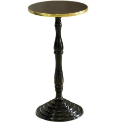 Fabulaxe Round Wooden Side Table, Living Room Accent Pedestal End Table 15 Fabulaxe Round Wooden Side Table, Living Room Accent Pedestal End Table -Lush Living Store GUEST e2fcc0db 1b74 49bf bdfc 5a94e9fd92b0