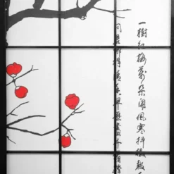 6 Ft. Tall Flower Blossom Divider - Black (6 Panels)