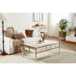 Farmhouse Vintage Inspired Console Table White - Olivia & May -Lush Living Store GUEST e37bda68 7147 4d32 9d41 414ad608fff1