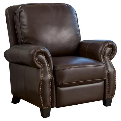 Torreon Faux Leather Recliner Club Chair Dark Brown - Christopher Knight Home 9 Torreon Faux Leather Recliner Club Chair Dark Brown - Christopher Knight Home - Image 7