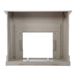 Talsham Base Electric Fireplace With Marble Surround Gray - Aiden Lane -Lush Living Store GUEST e3f95f03 8c0a 44c2 aa63 589a7a3639a2