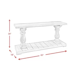 Baxter Rectangular Sofa Table Smoke Gray - Picket House Furnishings -Lush Living Store GUEST e410729c 113c 48ac 9626 820f91f56196