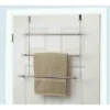 Home Basics 3 Tier Chrome Plated Steel Over The Door Towel Rack -Lush Living Store GUEST e41df14a aa05 4169 a581 3ca0e62fef79