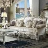 84" Picardy Li Fabric Sofa Antique Pearl - Acme Furniture -Lush Living Store GUEST e440895c b3cd 49ee 8afc 61dacfd7cb05