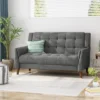Candace Mid Century Modern Loveseat Dark Gray - Christopher Knight Home -Lush Living Store GUEST e47d0482 7d92 4a52 94af 699cac528b6e