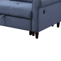78" Nichelle Sofa Blue Fabric - Acme Furniture -Lush Living Store GUEST e487288a 56b6 48ea bb1d a0f7bc30ddbb