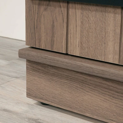 Homeplus 2 Door Farmhouse Storage Cabinet Salt Oak - Sauder 7 Homeplus 2 Door Farmhouse Storage Cabinet Salt Oak - Sauder - Image 5