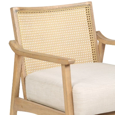 Aurelia Cane Back Accent Chair - HOMES: Inside + Out 9 Aurelia Cane Back Accent Chair - HOMES: Inside + Out - Image 7