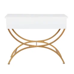 Contemporary Pine Console Table White - Olivia & May -Lush Living Store GUEST e5b11e53 c273 4e4e 9a1a 721309dadb91