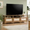 Coral Cape Sindoori TV Stand For TVs Up To 70" Light Brown - Sauder -Lush Living Store GUEST e5f13d6b f8ea 4ffe 8f69 124d328eeff1