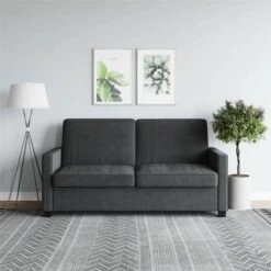 Queen Cassidy Sofa Sleeper Gray Velvet - Room & Joy -Lush Living Store GUEST e61b817c f20b 461d bc5d 034f1602c3d3