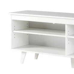 Modern Contemporary Simple Wood Storage Console TV Stand For TVs Up To 65" - Saracina Home -Lush Living Store GUEST e6805e69 0e3d 4ce5 8c8e 2aded19a4de9