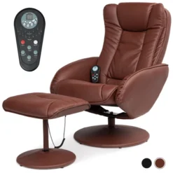Best Choice Products Faux Leather Electric Massage Recliner Chair W/ Stool Ottoman, Remote Control, 5 Modes -Lush Living Store GUEST e6eeb325 33ef 448b b3f8 7e4e3c3fed0a