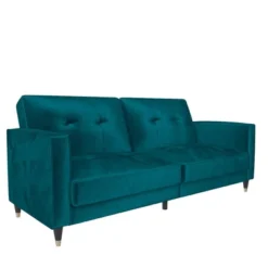 Eliza Pin Tufted Futon - Room & Joy -Lush Living Store GUEST e76c7a99 d347 4be8 8eab cacb46519732