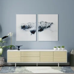 Glenwillow Home Atlas 78" X 20" Modern TV Stand Cabinet -Lush Living Store GUEST e785c52d 20e2 48cb a682 6d0639524275