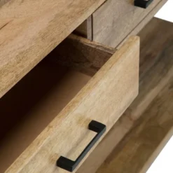 55" Lawson Solid Mango Wood Console Sofa Table Natural - WyndenHall -Lush Living Store GUEST e81da0c5 bab8 47d7 8380 e7f345d5fc59